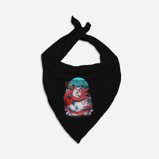 Kitsune Fox-dog bandana pet collar-fanfabio