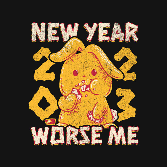 New Year Worse Me-none removable cover w insert throw pillow-Aarons Art Room
