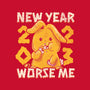 New Year Worse Me-unisex crew neck sweatshirt-Aarons Art Room