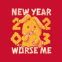 New Year Worse Me-youth pullover sweatshirt-Aarons Art Room