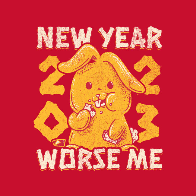 New Year Worse Me-none fleece blanket-Aarons Art Room