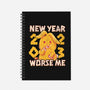 New Year Worse Me-none dot grid notebook-Aarons Art Room