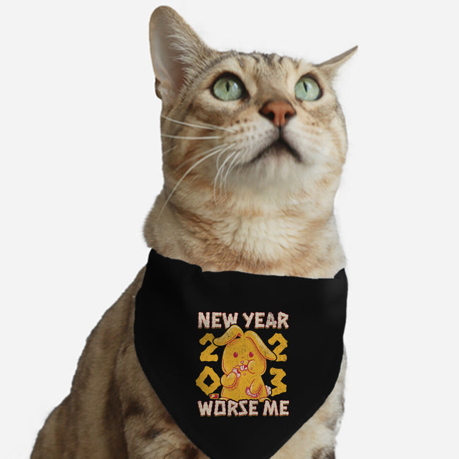 New Year Worse Me-cat adjustable pet collar-Aarons Art Room