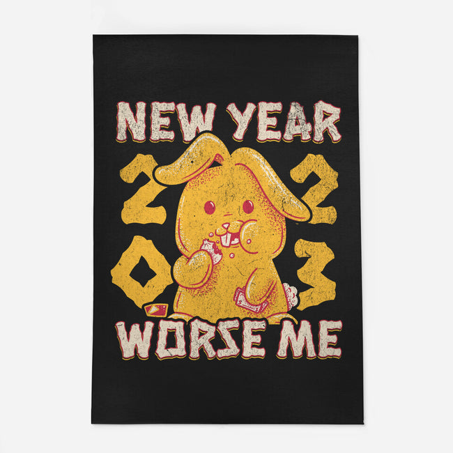 New Year Worse Me-none indoor rug-Aarons Art Room