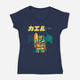 A Glimpse Of The Past-womens v-neck tee-Sketchdemao