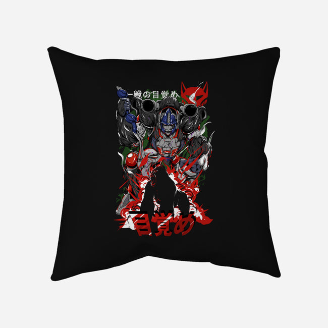 The Rise Of Primal-none removable cover throw pillow-Guilherme magno de oliveira