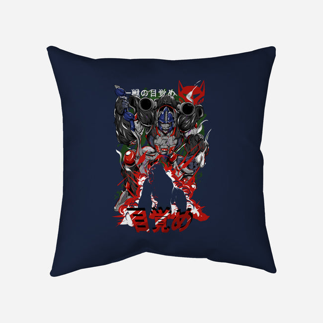 The Rise Of Primal-none removable cover throw pillow-Guilherme magno de oliveira