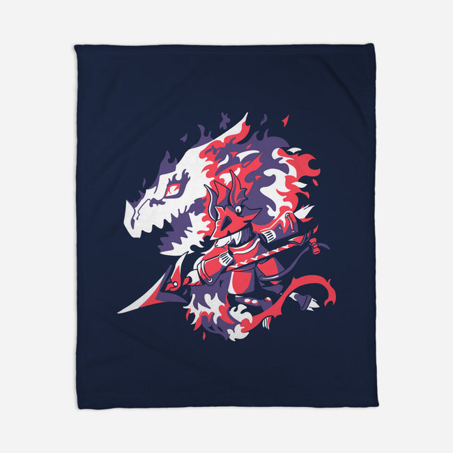 Dragon Knight-none fleece blanket-Sketchdemao