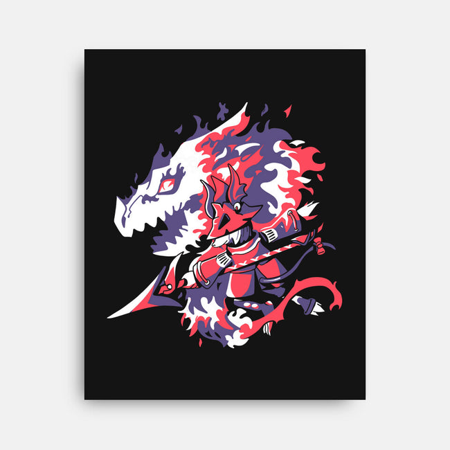 Dragon Knight-none stretched canvas-Sketchdemao
