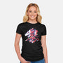 Dragon Knight-womens fitted tee-Sketchdemao