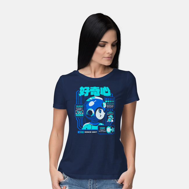 Game Facts Robot-womens basic tee-Sketchdemao