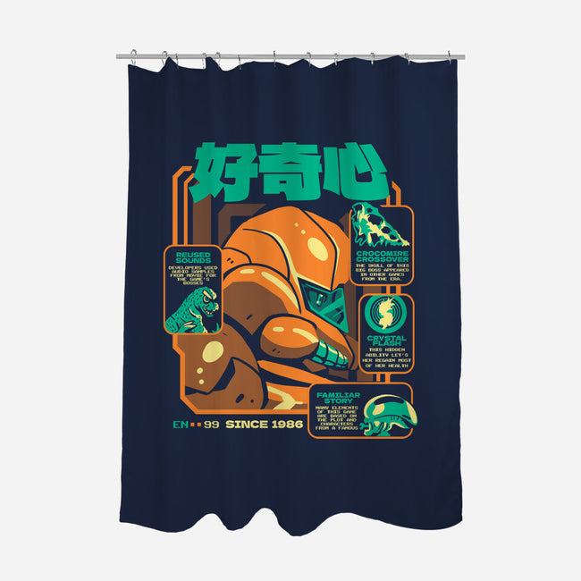 Game Facts Hunter-none polyester shower curtain-Sketchdemao