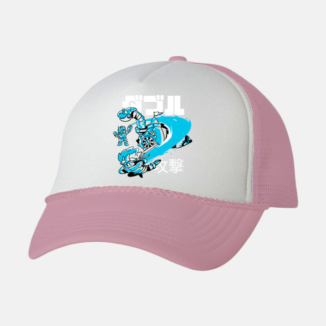 Fire Whirl-unisex trucker hat-Sketchdemao