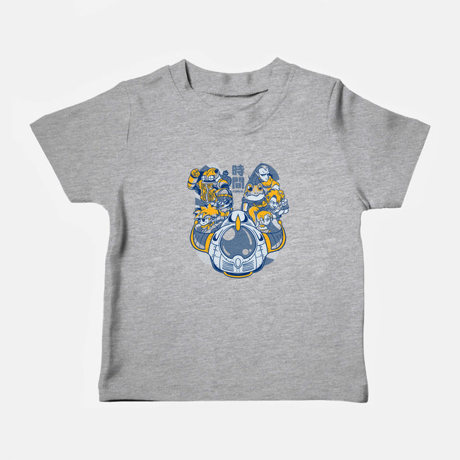 The Time Travelers-baby basic tee-Sketchdemao