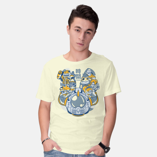 The Time Travelers-mens basic tee-Sketchdemao
