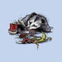 Possum Binge-none glossy sticker-zascanauta