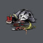 Possum Binge-none glossy sticker-zascanauta