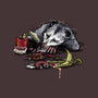 Possum Binge-none stretched canvas-zascanauta