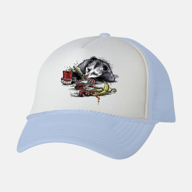 Possum Binge-unisex trucker hat-zascanauta