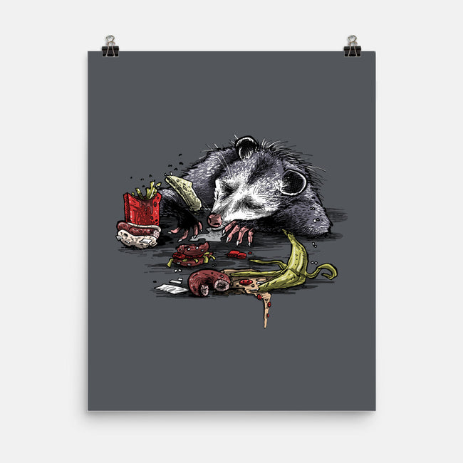 Possum Binge-none matte poster-zascanauta