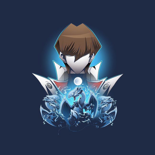 Kaiba And Blue Eyes-none polyester shower curtain-PanosStamo