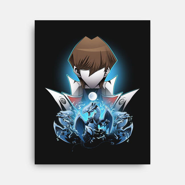 Kaiba And Blue Eyes-none stretched canvas-PanosStamo