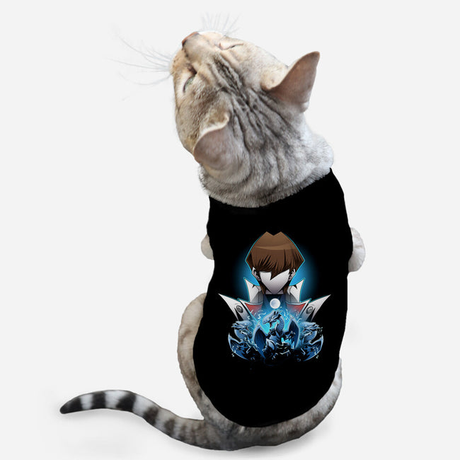 Kaiba And Blue Eyes-cat basic pet tank-PanosStamo