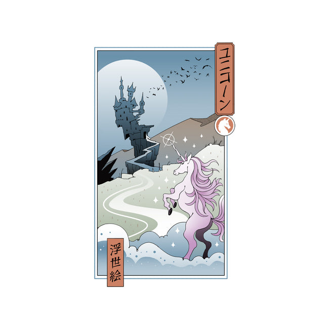 Unicorn Ukiyo-e-womens v-neck tee-vp021