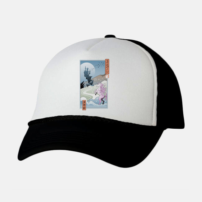 Unicorn Ukiyo-e-unisex trucker hat-vp021