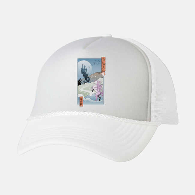 Unicorn Ukiyo-e-unisex trucker hat-vp021