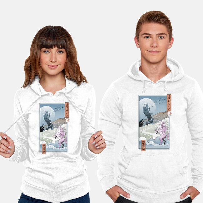 Unicorn Ukiyo-e-unisex pullover sweatshirt-vp021