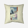 Unicorn Ukiyo-e-none removable cover w insert throw pillow-vp021