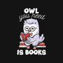 Owl You Need Is Books-none removable cover w insert throw pillow-tobefonseca