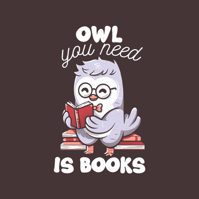 Owl You Need Is Books-none zippered laptop sleeve-tobefonseca