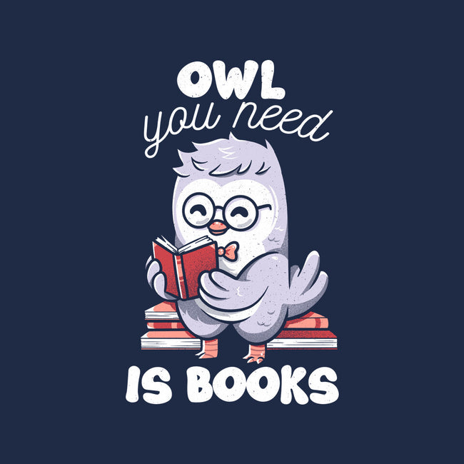 Owl You Need Is Books-none removable cover w insert throw pillow-tobefonseca