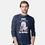 Owl You Need Is Books-mens long sleeved tee-tobefonseca