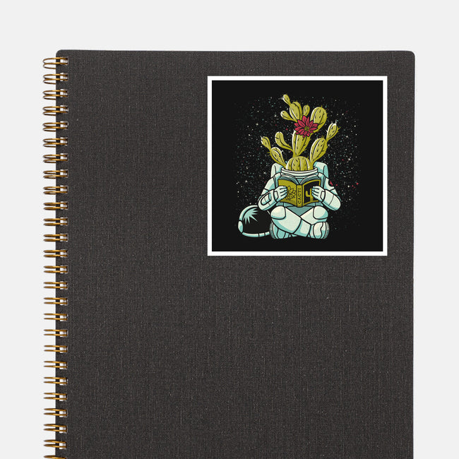 Astronaut Cactus Succulent-none glossy sticker-tobefonseca