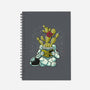 Astronaut Cactus Succulent-none dot grid notebook-tobefonseca