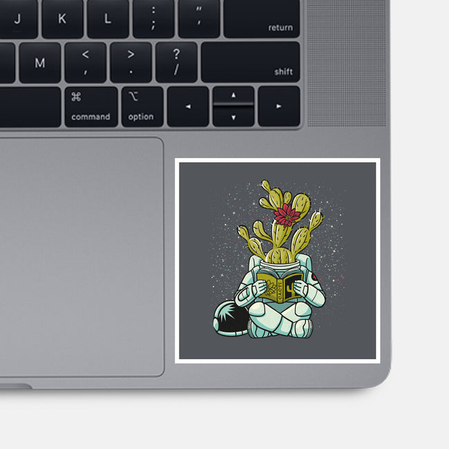 Astronaut Cactus Succulent-none glossy sticker-tobefonseca