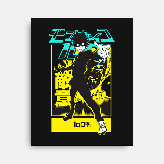 Mob Psycho 100-none stretched canvas-Rudy