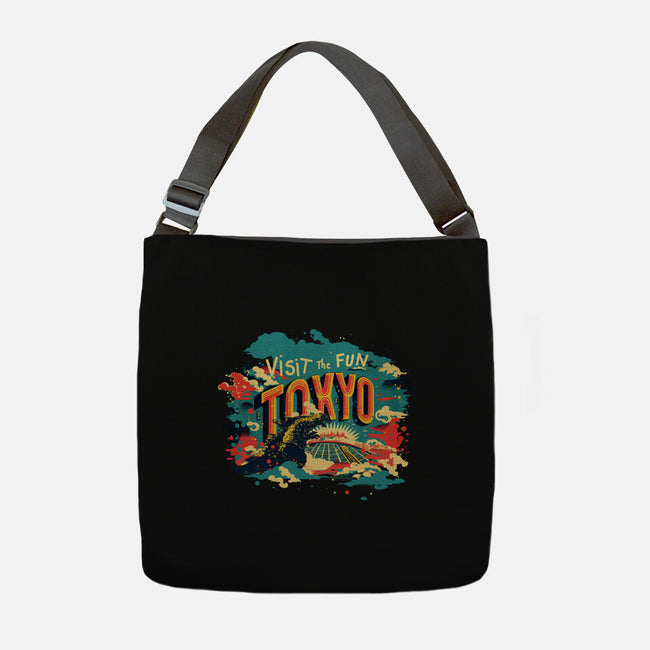 Visit Tokyo-none adjustable tote bag-kharmazero