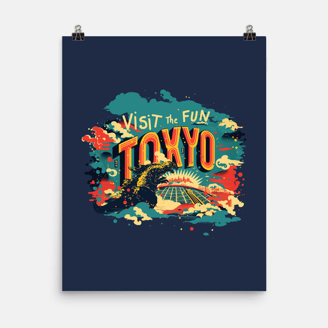 Visit Tokyo-none matte poster-kharmazero