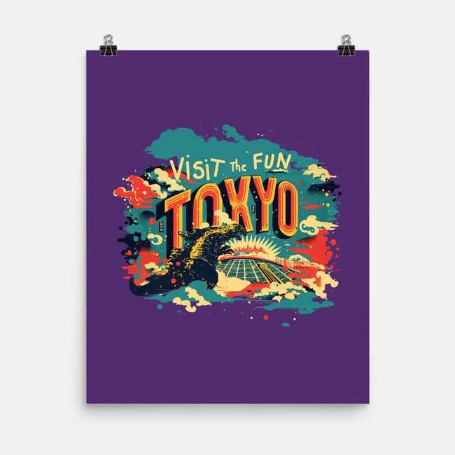 Visit Tokyo-none matte poster-kharmazero