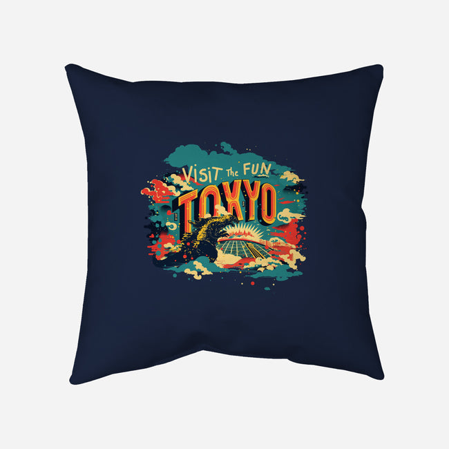 Visit Tokyo-none removable cover w insert throw pillow-kharmazero