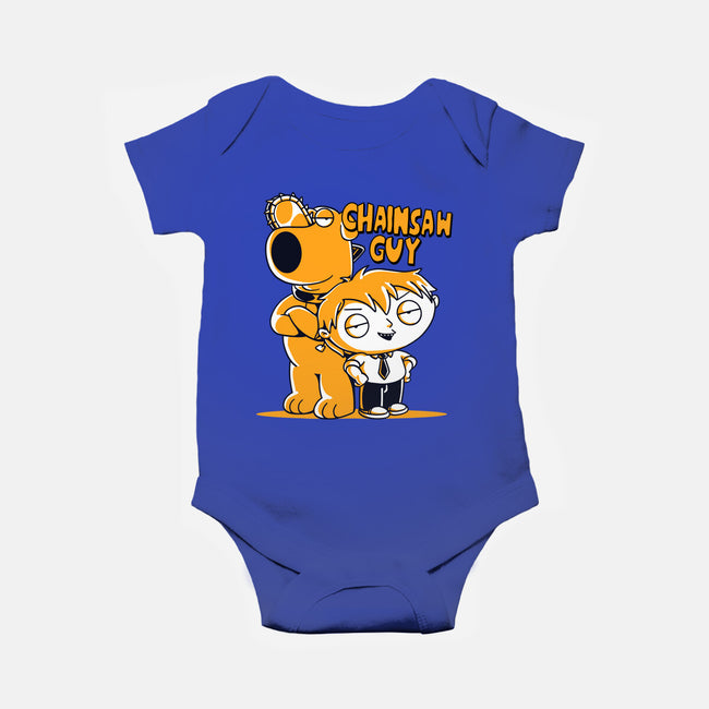 Chainsaw Guy-baby basic onesie-estudiofitas