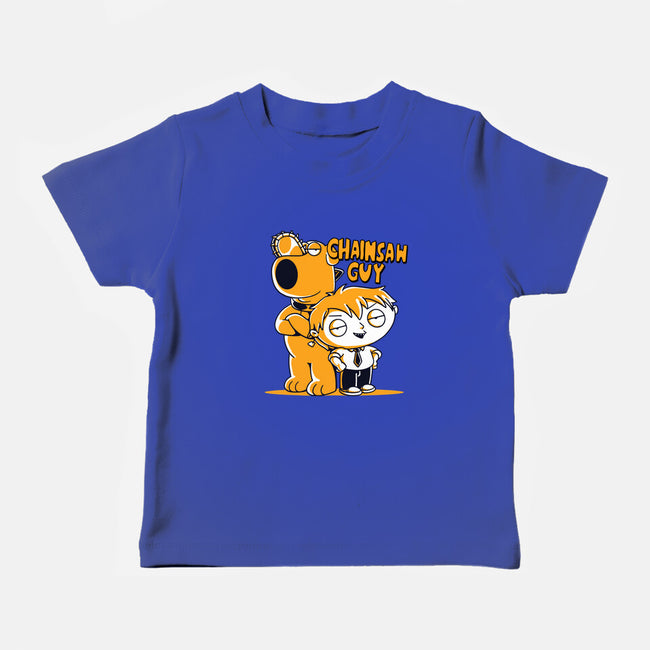 Chainsaw Guy-baby basic tee-estudiofitas