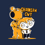 Chainsaw Guy-womens fitted tee-estudiofitas