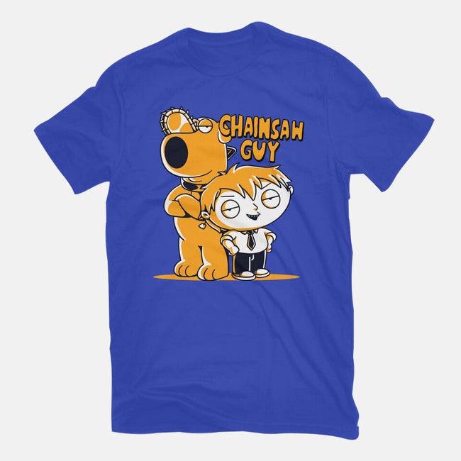 Chainsaw Guy-mens basic tee-estudiofitas