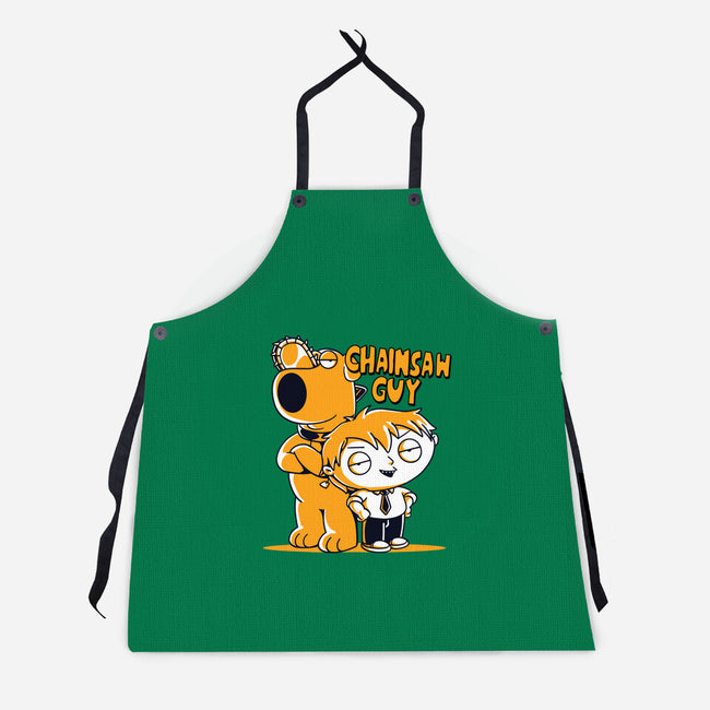 Chainsaw Guy-unisex kitchen apron-estudiofitas