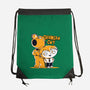Chainsaw Guy-none drawstring bag-estudiofitas